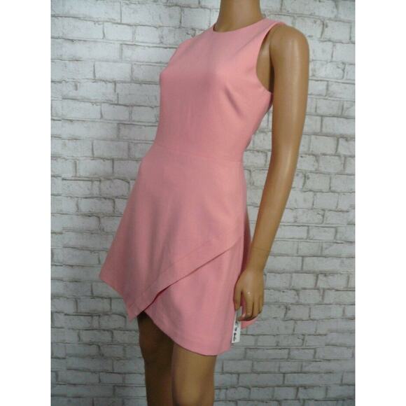 $385 Elizabeth and James Apricot New Ayla Layered Fit & Flare Dress 2 NWT - Picture 4 of 6